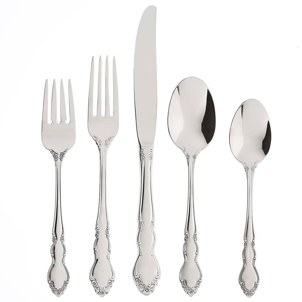 Oneida Dover 20-Piece Flatware Set, 18/10 stainless steel
