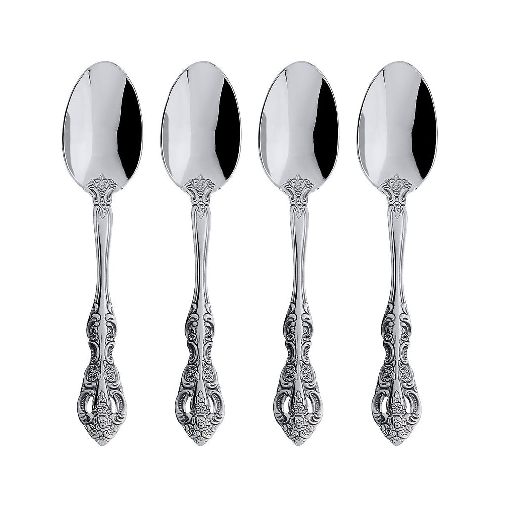 Oneida Michelangelo Teaspoons, Set of 4, 18/10 stainless steel