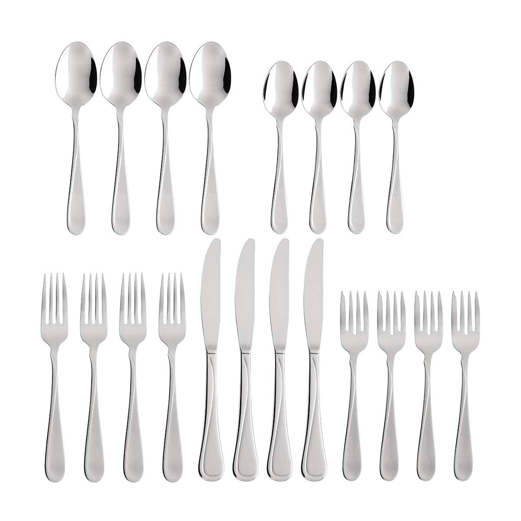 Oneida Flight 20-Piece Flatware Set, 18/0 stainless steel (view 3)