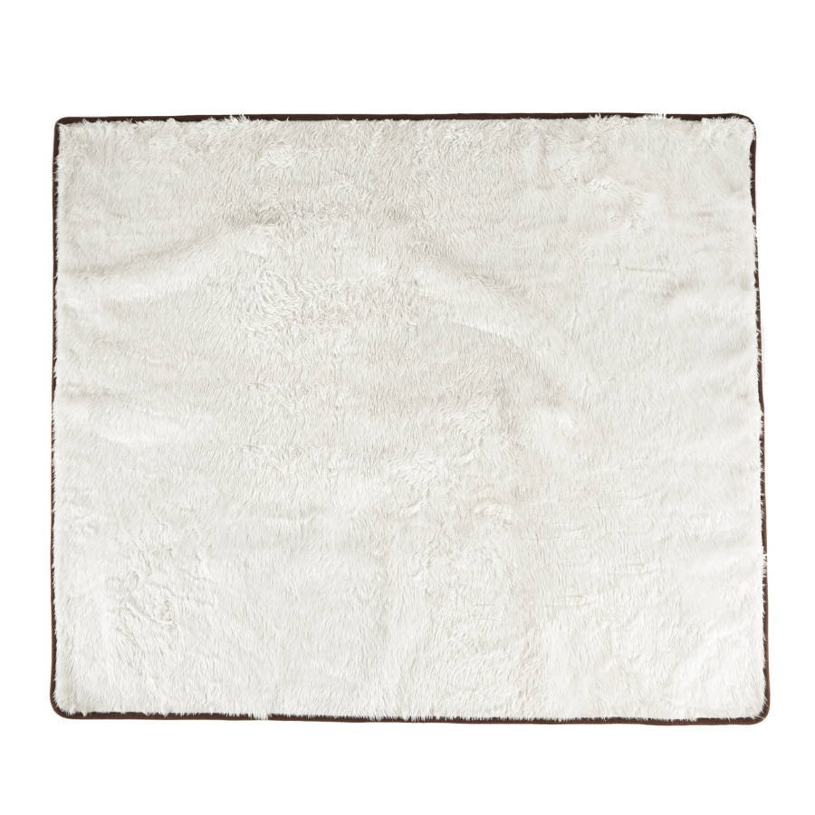 PupProtector™ Summer Short Fur Waterproof Throw Blanket – Polar White