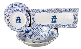 Pagoda Melamine Dinnerware Collection