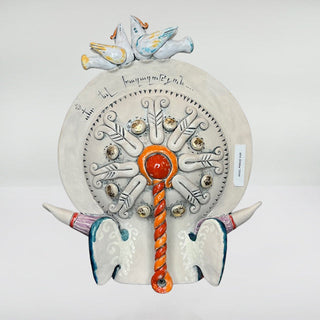 Angel of Open Skies – Love Angel Ceramic Sculpture by Aram Hunanyan