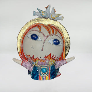 Angel of Open Skies – Love Angel Ceramic Sculpture by Aram Hunanyan