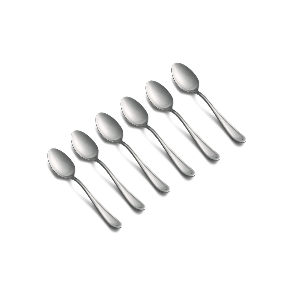 Cambridge Malibu Satin Teaspoons, Set of 6, 18/0 stainless steel