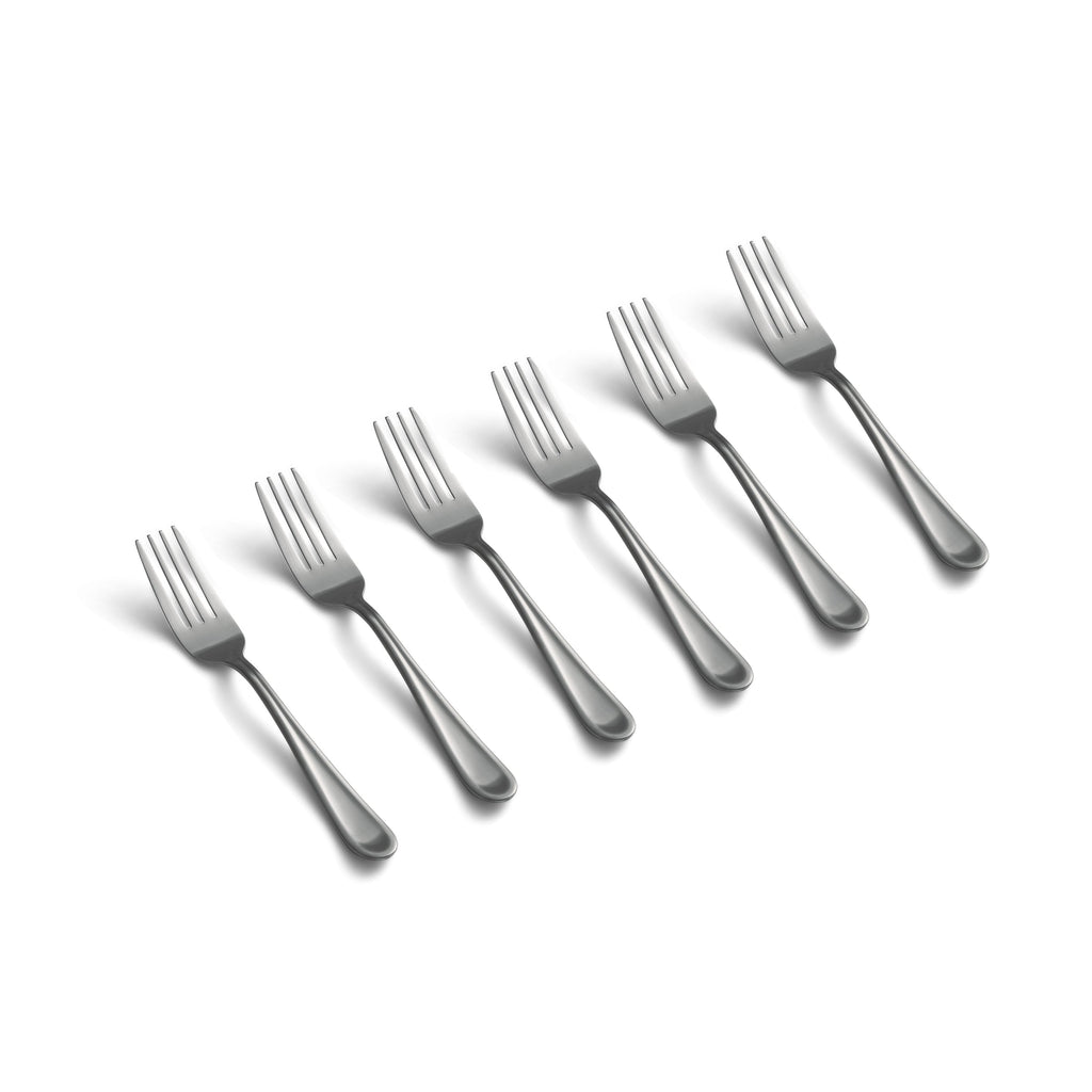 Cambridge Malibu Satin Salad Forks, Set of 6, 18/0 stainless steel