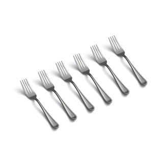 Cambridge Malibu Satin Salad Forks, Set of 6, 18/0 stainless steel