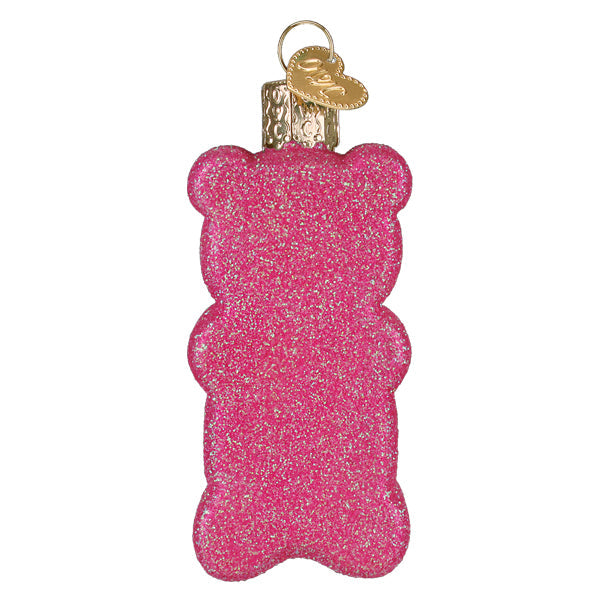 Glistening Jelly Bear Ornament – Cute Sparkling Christmas Tree Decoration