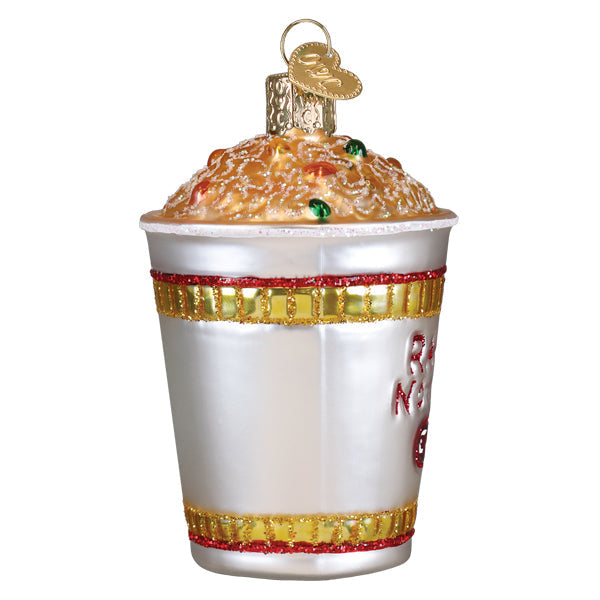 Ramen Noodle Cup Ornament – Cute Instant Ramen Christmas Tree Decoration