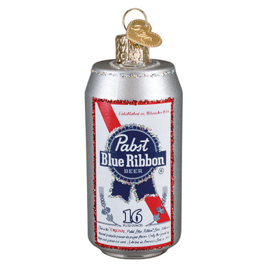 Pabst Blue Ribbon Beer Can Ornament – Unique Holiday Décor for Beer Lovers
