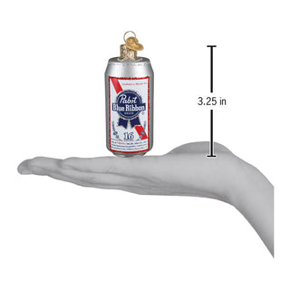 Pabst Blue Ribbon Beer Can Ornament – Unique Holiday Décor for Beer Lovers