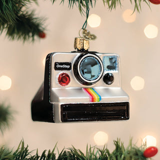 Polaroid OneStep Camera Ornament – Retro Vintage Camera Holiday Decor