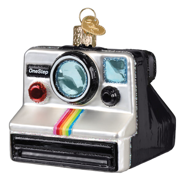 Polaroid OneStep Camera Ornament – Retro Vintage Camera Holiday Decor