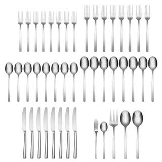 Cambridge Beacon 45-Piece Flatware Set, 18/0 stainless steel (view 2)
