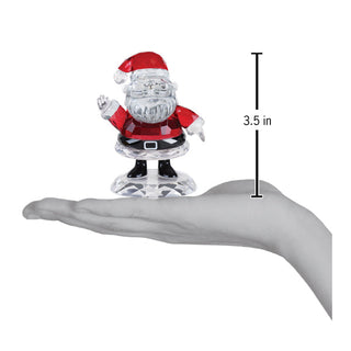 Santa Claus Crystal Figur