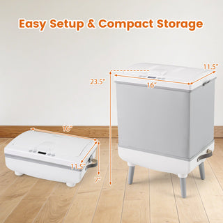 35L Large-Capacity Towel Warmer and Dryer with Aromatherapy – White