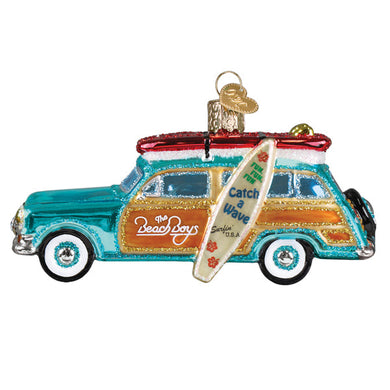 The Beach Boys Surfin' Woody Ornament – Retro Holiday Decor for Music Lovers