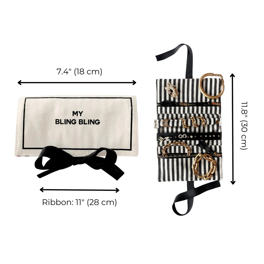 Jewelry Organizer, Travel Pouch – Bling Bling – Cream