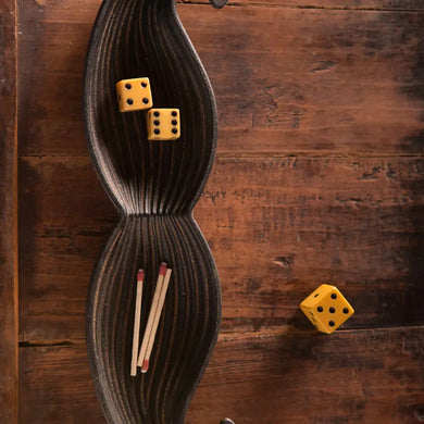 Whimsical Cast Iron Mustache Trinket Tray