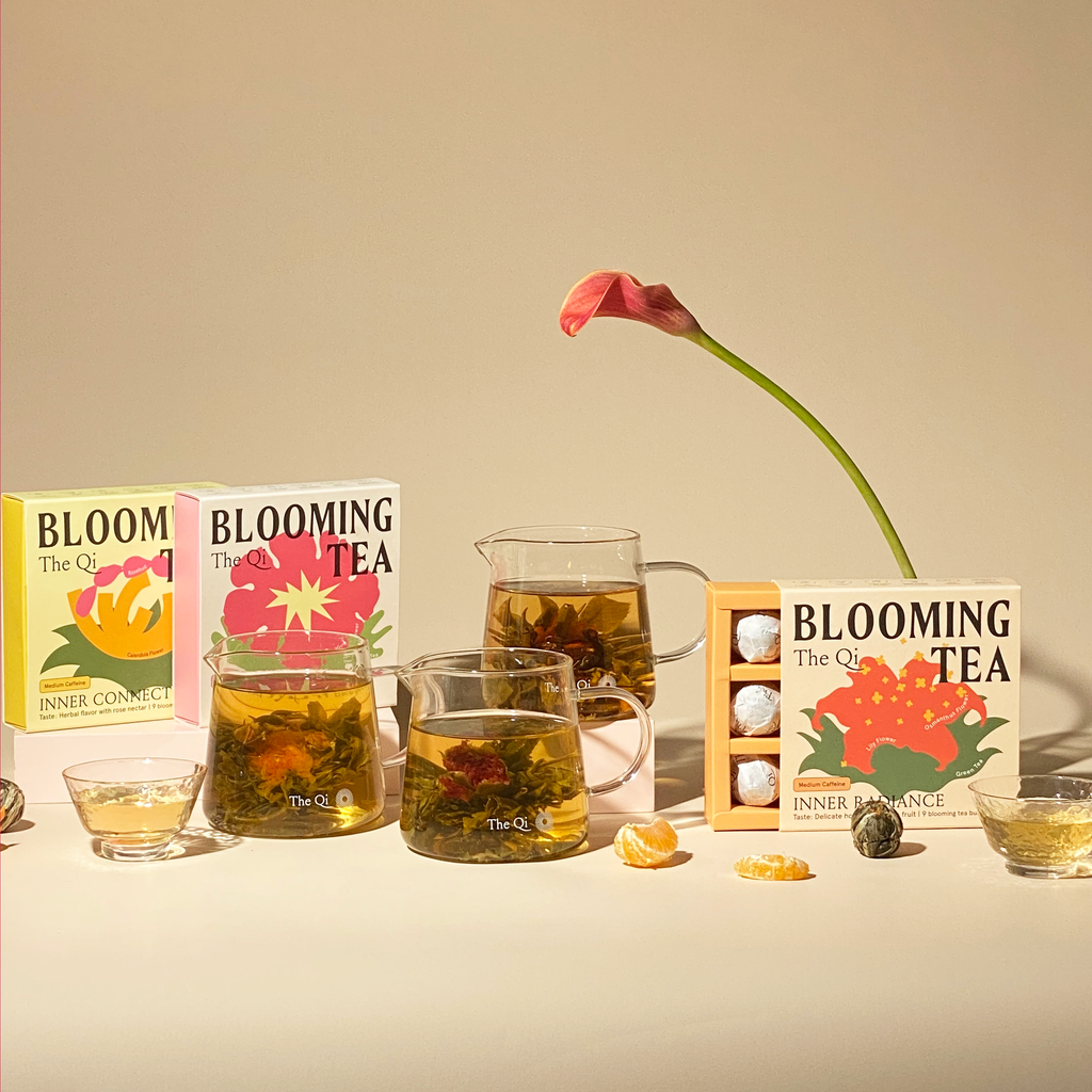 Inner Connection Blooming Tea – Green Tea with Rose & Calendula