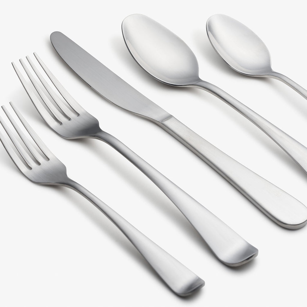 Cambridge Rhiannon Satin 45-Piece Flatware Set, 18/0 stainless steel (view 4)