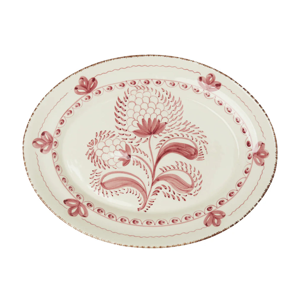 Casa Nuno Blue/White, Green/White  & Pink/White Platter