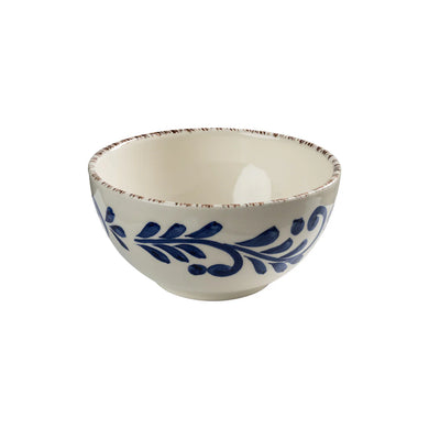 Casa Nuno Soup Bowl, Blue Scroll, Set of 2