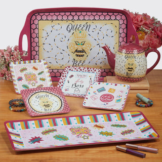 Lolita Lady Boss Ceramic Mug Set of 4 – 16 oz Coffee & Tea Mugs