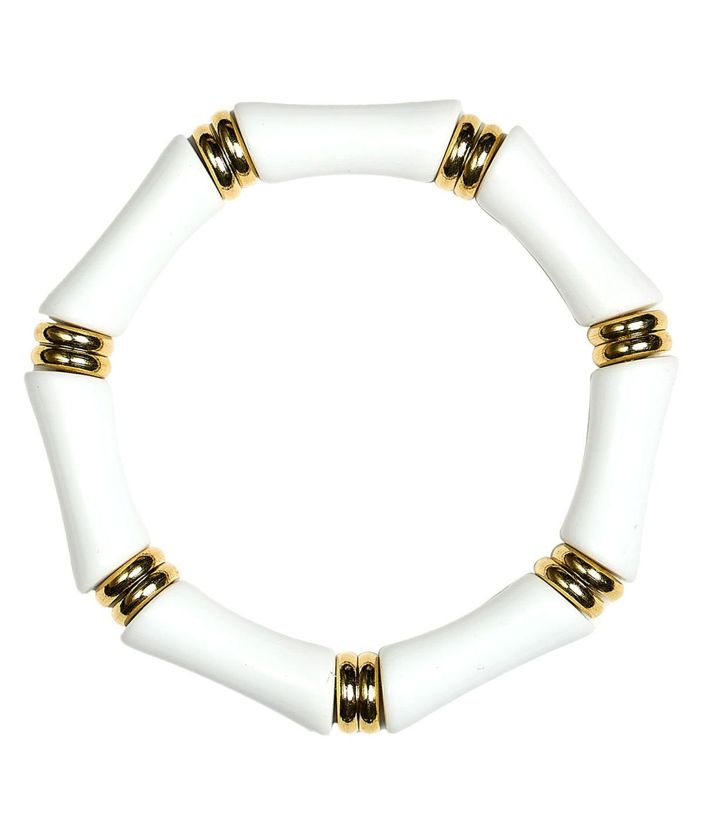Logan Bamboo Acrylic Bracelet