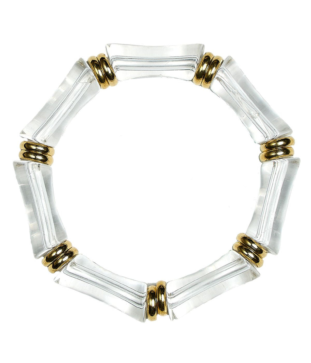 Logan Bamboo Acrylic Bracelet