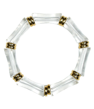 Logan Bamboo Acrylic Bracelet