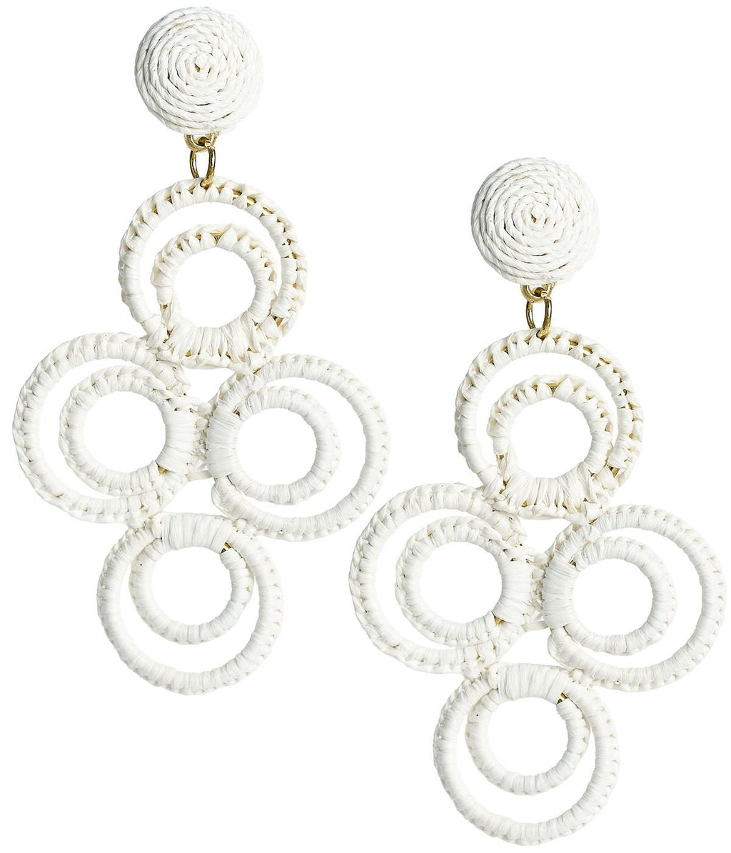 Chloe Raffia - Drop Earring