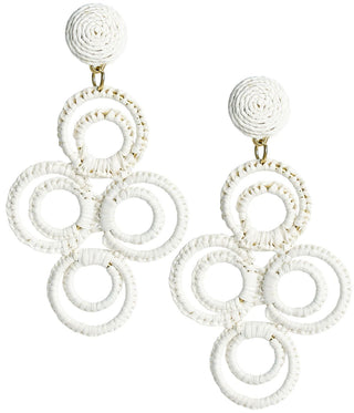 Chloe Raffia - Drop Earring