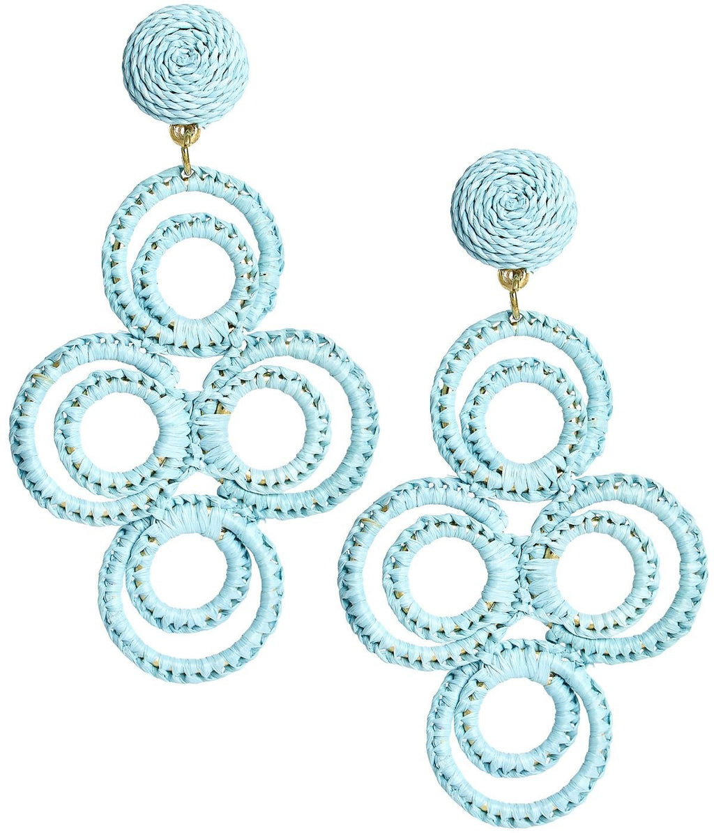 Chloe Raffia - Drop Earring