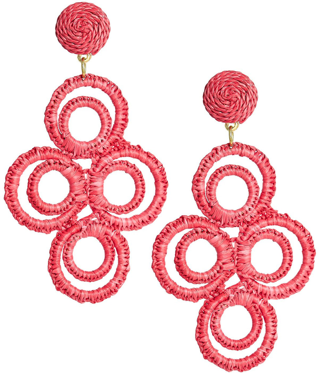 Chloe Raffia - Drop Earring
