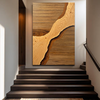 Wood Rift Wall Art