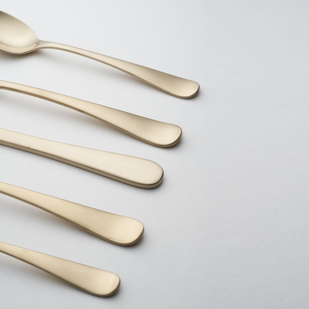 Cambridge Rhiannon Champagne Satin 20-Piece Flatware Set, 18/0 stainless steel (view 4)