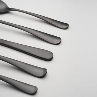 Cambridge Rhiannon Black Satin 20-Piece Flatware Set, 18/0 stainless steel (view 2)