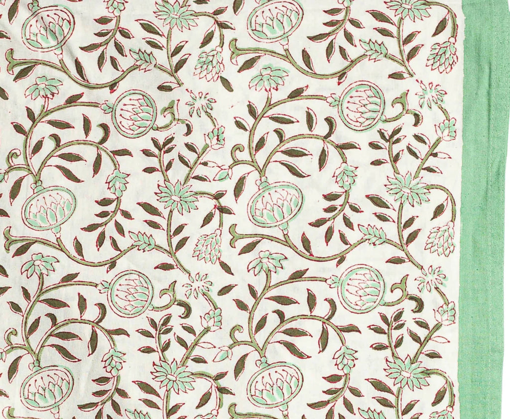 Cabana Napkin - Set of 8 and Tablecloth, Pink Pomegranate