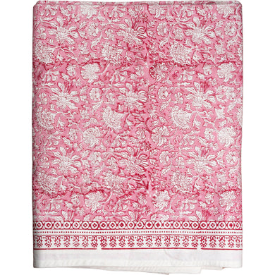 Cabana Napkins - Set of 8, and Tablecloth, Petals & Plums