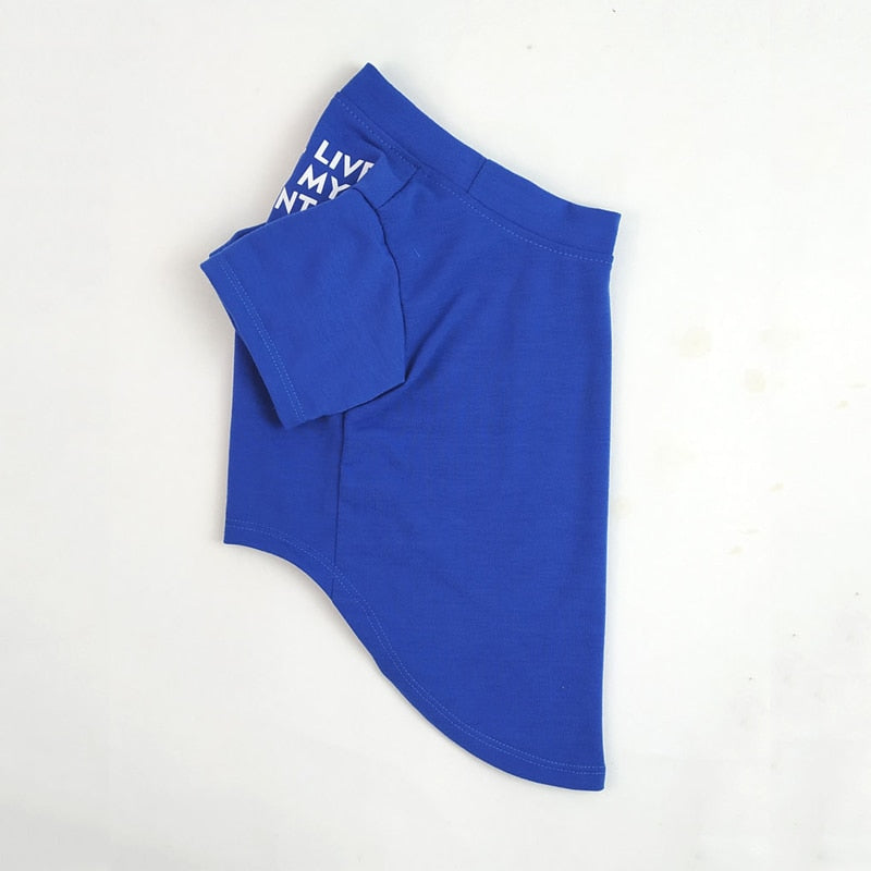 “I Still Live With My Parents” Pet T-Shirt – Soft Cotton Dog & Cat Tee