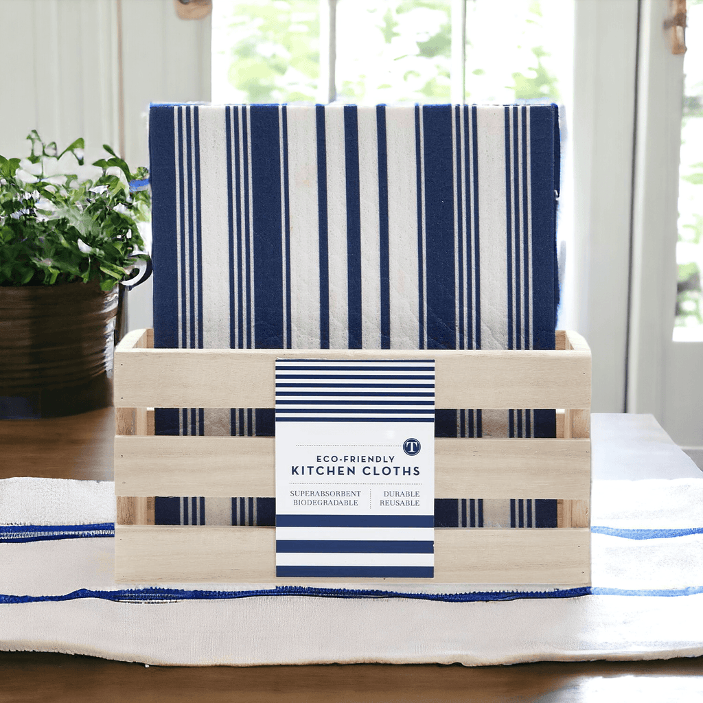 Yacht Club Biodegradable Kitchen Cloth – Nautical Eco-Friendly Cleaning Cloth