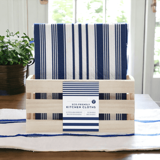 Yacht Club Biodegradable Kitchen Cloth – Nautical Eco-Friendly Cleaning Cloth