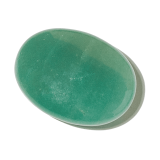 Green Aventurine Palm Stone | Abundance & Heart Chakra Crystal