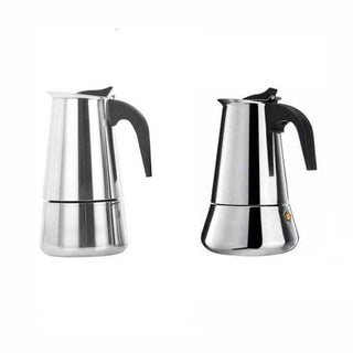 Stainless Steel Moka Pot Espresso Maker – Classic Stovetop Coffee Brewer