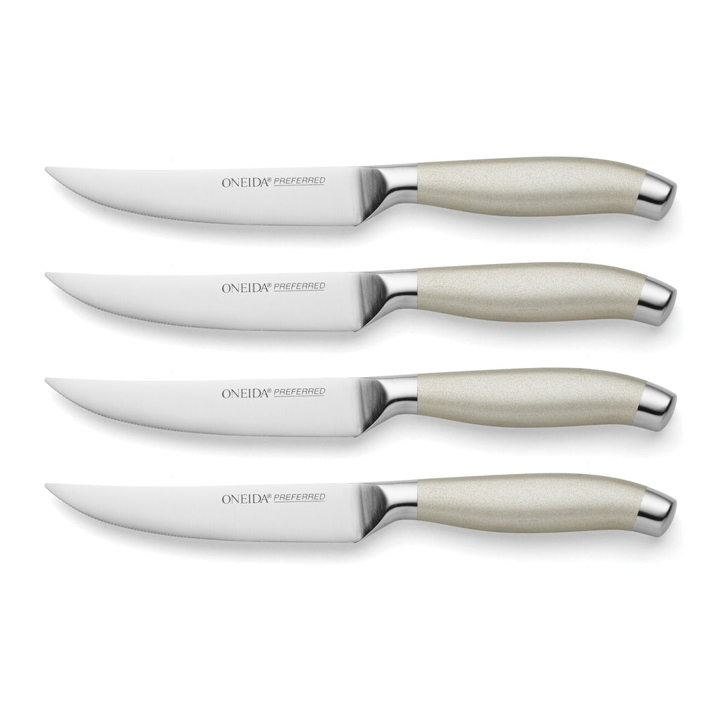 Oneida Preferred Steak Knives, Set of 4, stainless steel