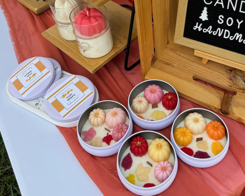 Pumpkin Patch Candle - Seasonal Soy Wax Candle for Home Decor and Gifting