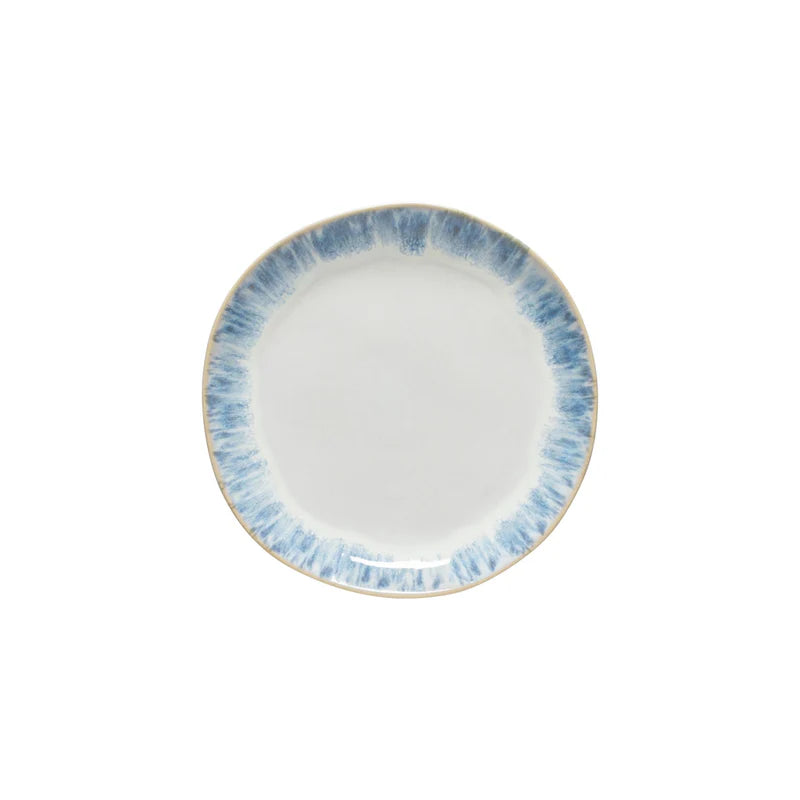 COSTA NOVA Brisa Salad / Dessert Plate, Sal / Ria Blue – Ceramic Table Plate