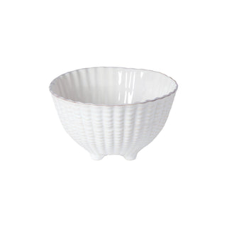 COSTA NOVA Aparte Shell Footed Bowl – Coastal-Inspired Bowl for Serving or Decor