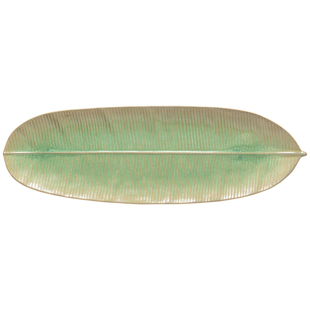 COSTA NOVA – Casafina Marrakesh Banana Leaf – Decorative Ceramic Banana Leaf Platter