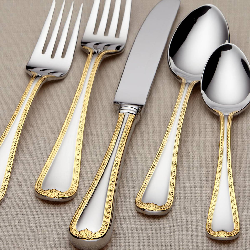 Lenox Vintage Jewel Gold 5-Piece Place Setting, 18/10 stainless steel (view 4)